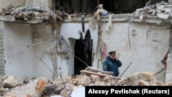 Пожежа в житловому будинку в Севастополі внаслідок вибуху, 23 березня 2026 року, фото REUTERS