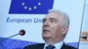 Armenia -- Piotr Switalski, head of the EU Delegation to Armenia, at a news conference in Yerevan, February 26, 2019.