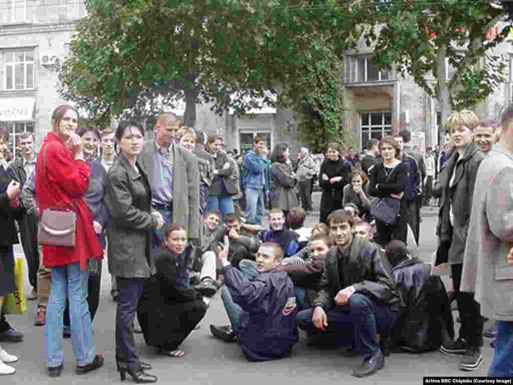 Proteste la Chişinău, 7 septembrie 2000