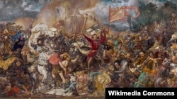 Ян Матэйка. Бітва пад Грунвальдам. 1878