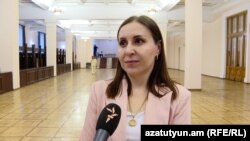 Իրավապաշտպան Հասմիկ Հարությունյանը զրուցում է «Ազատության» հետ, Երևան, 3-ը հուլիսի, 2026թ.