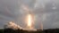 An Ariane 5 rocket launches from Europe's Spaceport, the Guiana Space Center in Kourou, French Guiana.