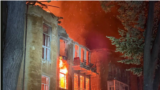 Пожар в Одессе после российского удара
