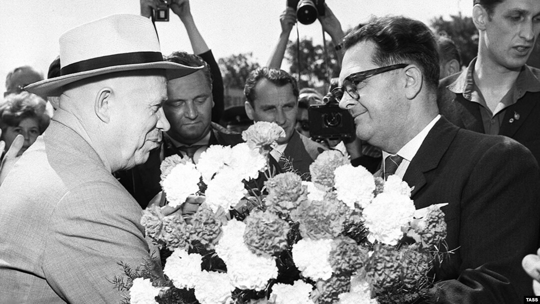 Одна из встреч Н.С.Хрущева с трудящимися ГДР, 1962 год