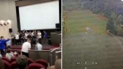 Imagini publicate de poliția moldoveană în octombrie 2025, în care apar tineri care ar fi fost instruiți pentru destabilizări, dar și o presupusă tabără pentru antrenamente.