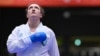 Каратэші Софья Берульцева Азия ойындарының чемпионы атанған сәт. Жапония. 20 қыркүйек 2026 жыл.