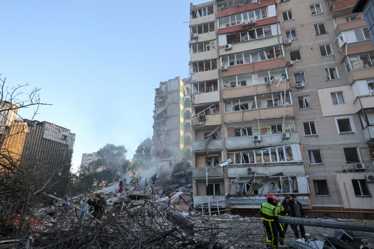 Київ після масованої російської атаки: руйнування та наслідки
