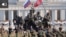Открытие монумента участникам "Зарубежной военной операции". Пхеньян 