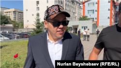 Темирлан Султанбеков Бишкектин Биринчи май райондук сотунда. 28-май, 2026-жыл.