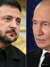 Комбіноване фото. Президент України Володимир Зеленський і очільник РФ Володимир Путін