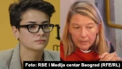 Sandra Orlović i Vesna Teršelič