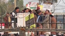 د خيبر پښتونخوا د بلدیاتي ادارو استازو د پیسو نه ترلاسه کېدو ضد احتجاج کړی 