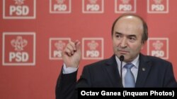 Романскиот министер за правда Тудорел Тоадер