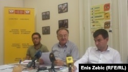 Nemanja Relić, Veljko Džakula i Nikola Ivanović, Zagreb, 21. kolovoza 2013.