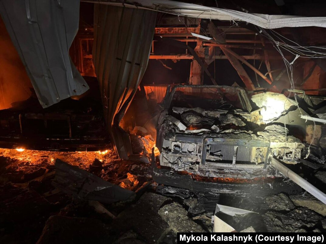 Vintage Cars Of Ousted Ukraine President Yanukovych Destroyed In
