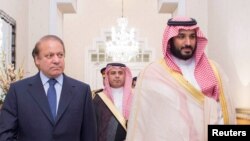 نواز شریف او د سعودي مرستیال باچا محمد بن سلمان