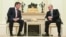 Встреча президентов России и Кыргызстана  Владимира Путина и Сооронбая Жээнбекова в Москве. 11 июля 2019 года.