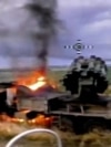 Ukraine - drone footage in Donetsk region - screen grab