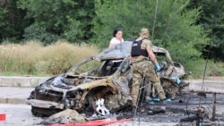 Украинанын Запорожье облусундагы май куйган жайга бомба тийгенден кийин 26-июнь, 2026-жыл
