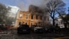 Наслідки російської атаки по будівлі Академії наук. Київ, 28 вересня 2026 року