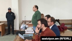 Armenia - Narek Samsonian speaks during his trial in Yerevan, January 9, 2026.