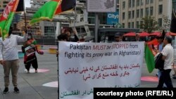 راهپیمایی افغان‌ها در کانادا