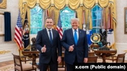 Караль Наўроцкі і Дональд Трамп, жнівень 2025 году. Ілюстрацыйнае фота