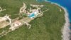 An aerial view of residential villas with swimming pools and other facilities near the Adriatic coast in Montenegro which have been linked to Russian oligarch Oleg Deripaska. (file photo)