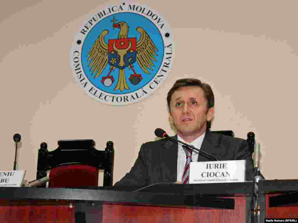 Secretarul Comisiei Electorale Centrale Iurie Ciocan