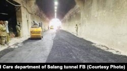 تصویر آرشیف: جریان بازسازی تونل سالنگ 