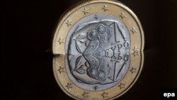 Грэцкая манэта 1 эўра