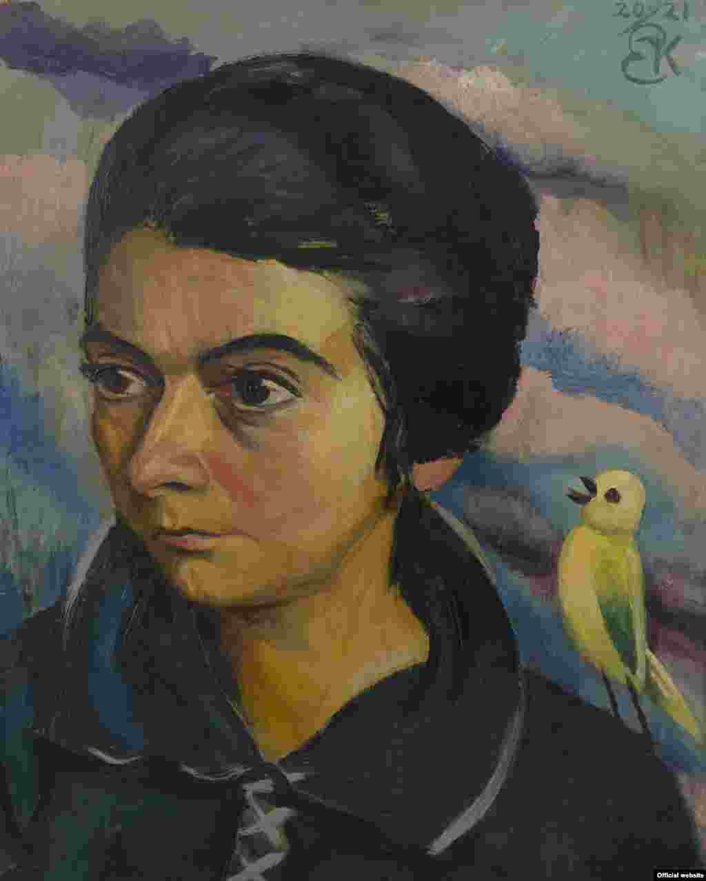 Emmy Klinker, Portret de femeie, 1920-21.