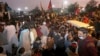 Supporters of the Pakistan Democratic Movement, an alliance of opposition parties, attend an anti-government rally in Multan, Punjab on November 30.