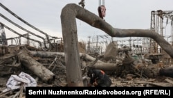 Зруйнована внаслідок російських атак Дарницька ТЕЦ. Київ, 4 лютого 2026 року