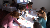 Moldova, Preparing polling stations in small villages
