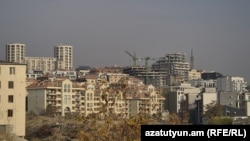 Armenia - A view of a new residential district in Yerevan, November 13, 2025. 