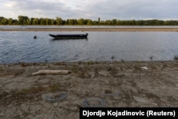 Slika Dunava u blizini Starog Slankamena u Srbiji, 24. jul 2026.