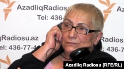Azerbaijan -- Mirvari Gahramanli, chairperson of Oil Workers' Rights Protection Organization, Baku, May2012