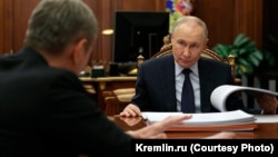 Vladimir Putin bitki fonunda