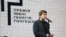 Журналіст-розслідувач Михайло Ткач під час вручення премії імені Георгія Ґонґадзе, травень 2026 року