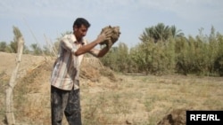 A rural resident of Iraq's Diyala Province in May.