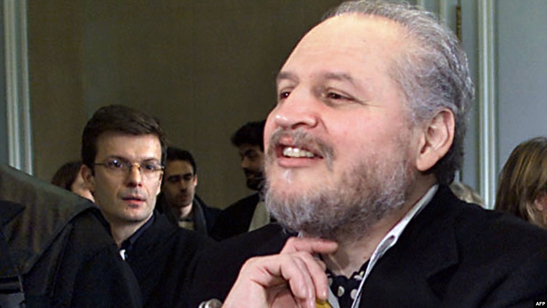 Ilyich Ramirez Sanchez, aka "Carlos the Jackal," outside a Paris courthouse in 2011. 