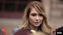 Зам.-омбудсманът Мария Филипова говори пред журналисти след срещата си с Илияна Йотова, 29 януари 2026 г.