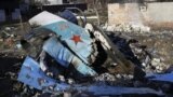 UKRAINE – Fragments of a Russian jet fighter Su-34 on a private house in Chernihiv, Ukraine, Wednesday, April 6, 2022