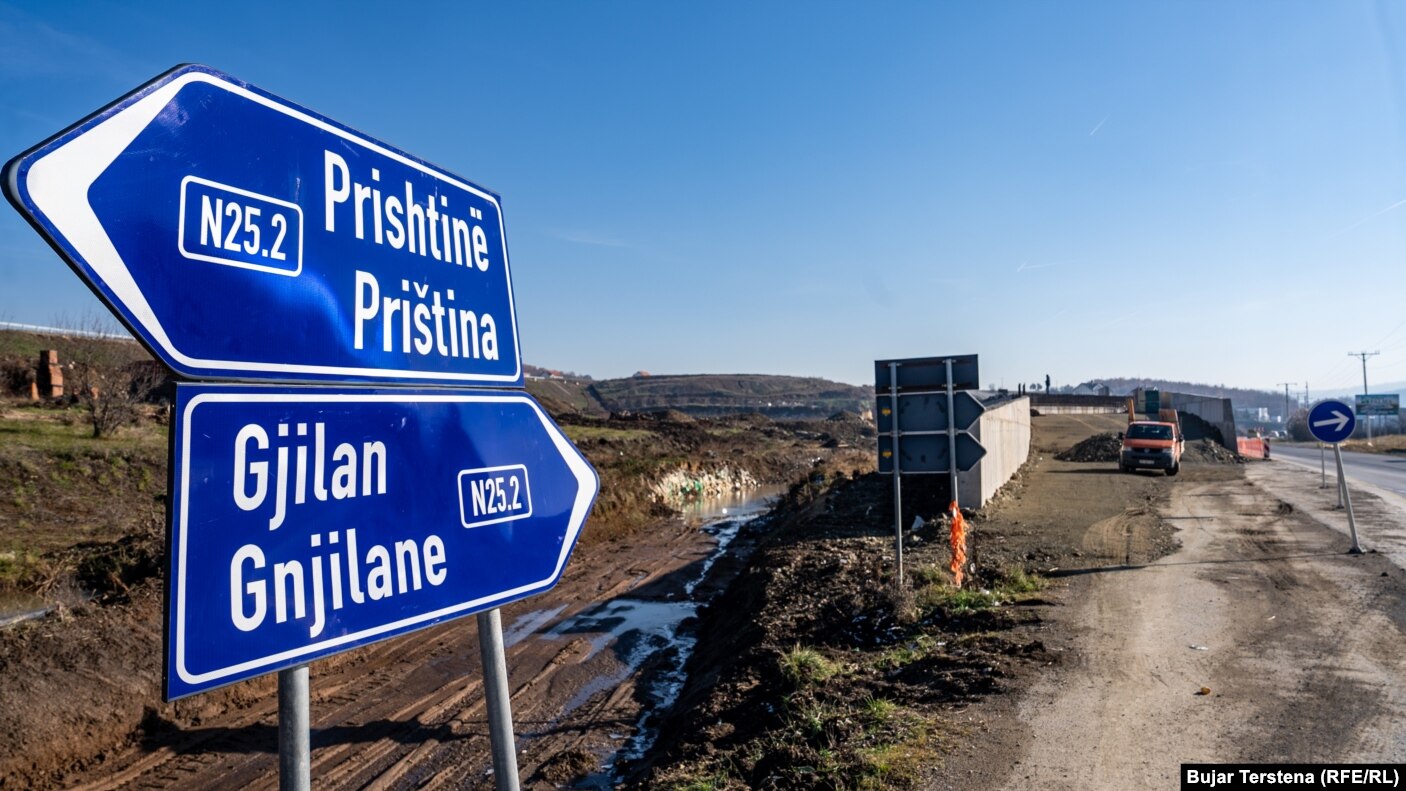 Traseja për autostradën e Gjilanit - punë ende të papërfunduara.