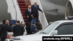 Пуцін падчас візыту ў Беларусь