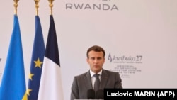 Francuski predsjednik Emmanuel Macron u Kigaliju, 27. 5. 2021.
