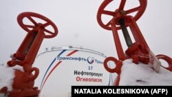 საილუსტრაციო ფოტო: კომპანია "ტრანსნეფტის" ნავთობის რეზერვუარი. 13 დეკემბერი, 2023.
