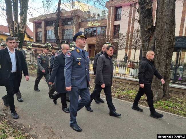 Ministri i Mbrojtjes i Serbisë, Bratisllav Gashiqm merr pjesë në shënimin e ditës jokushtetuese të Republikës Sërpska në Banjallukë, Bosnje e Hercegovinë, 9 janar.