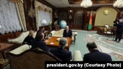 Сустрэча Аляксандра Лукашэнкі з амэрыканскім прапаведнікам Фрэнклінам Грэмам 15 траўня 2026 году